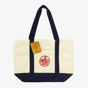 Trader Joe's Canvas Tote Shopping Bag